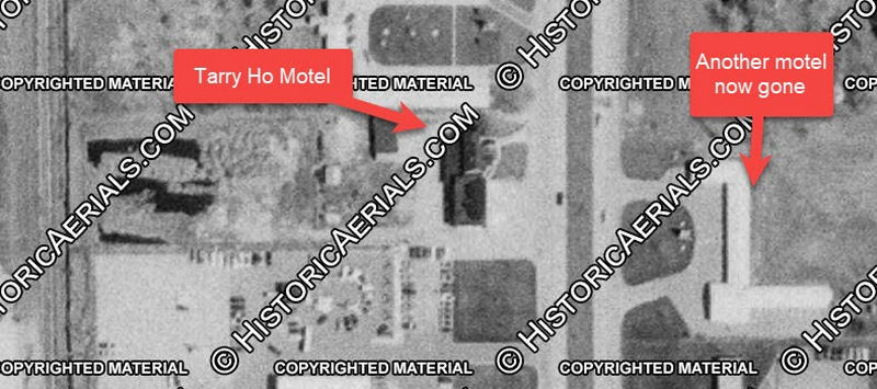 Tarry Ho Motel - 1969 Aerial
